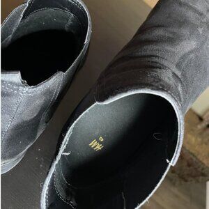 H&M Black Faux Suede Chelsea Boots US - Size 43 Mens